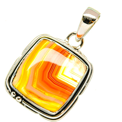 Botswana Agate Pendants handcrafted by Ana Silver Co - PD5254
