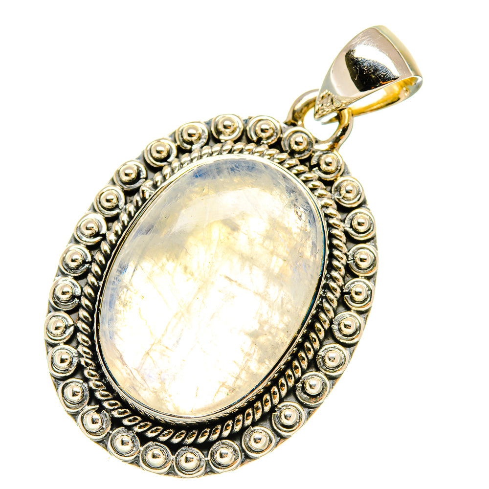 Rainbow Moonstone Pendants handcrafted by Ana Silver Co - PD5259