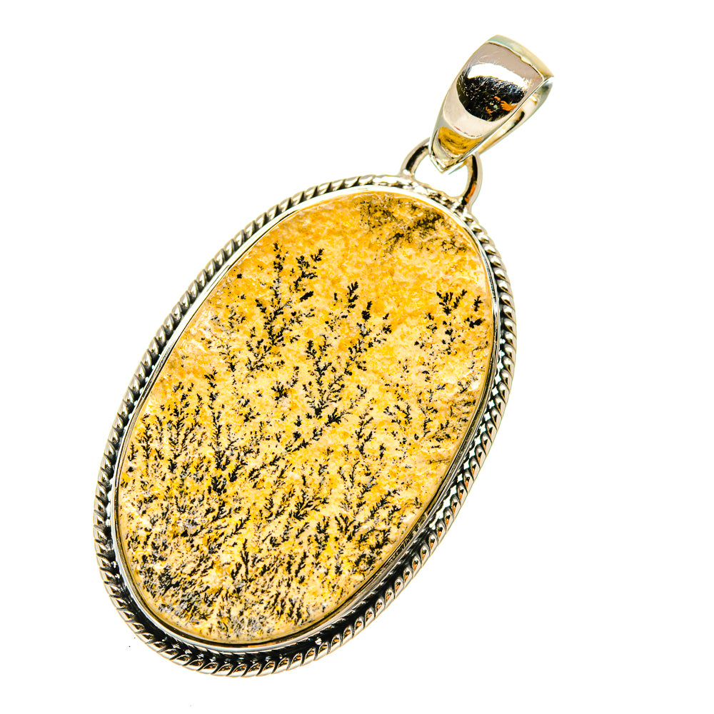 Germany Psilomelane Dendrite Pendants handcrafted by Ana Silver Co - PD5261