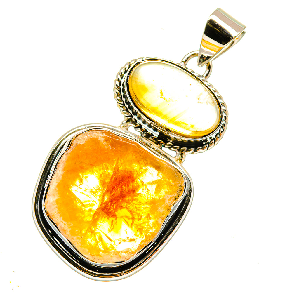 Citrine Pendants handcrafted by Ana Silver Co - PD5264