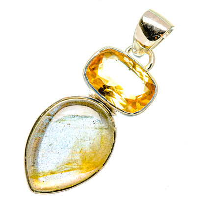 Labradorite Pendants handcrafted by Ana Silver Co - PD5280