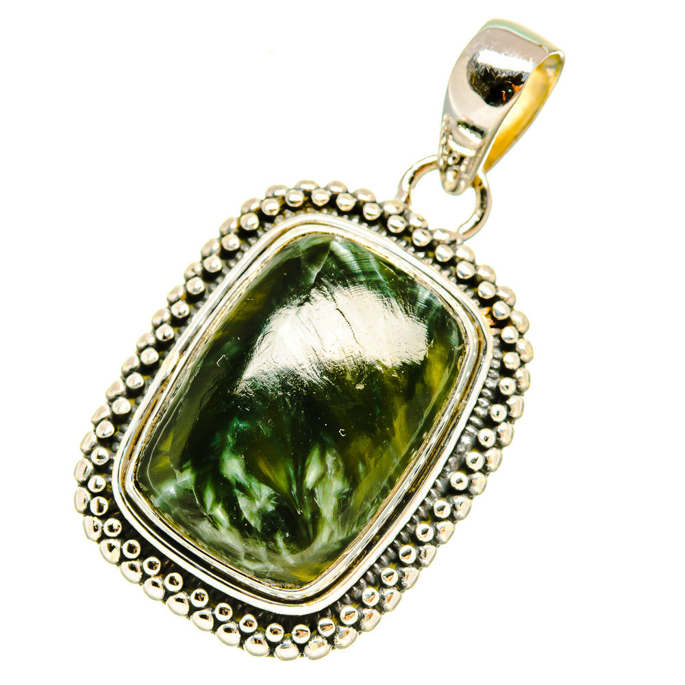 Seraphinite Pendants handcrafted by Ana Silver Co - PD5286