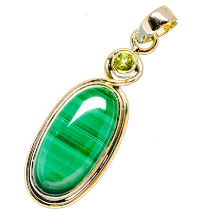 Malachite Pendants handcrafted by Ana Silver Co - PD5287