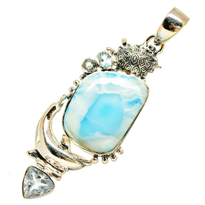 Larimar Pendants handcrafted by Ana Silver Co - PD5309