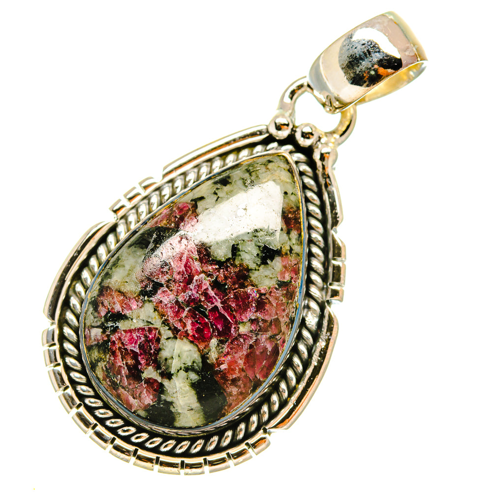 Russian Eudialyte Pendants handcrafted by Ana Silver Co - PD5312