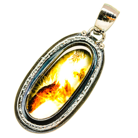 Scenic Dendritic Agate Pendants handcrafted by Ana Silver Co - PD5320
