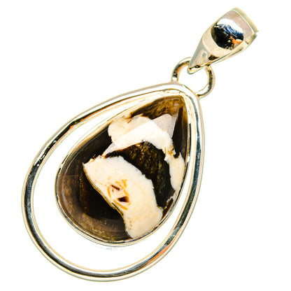 Peanut Wood Jasper Pendants handcrafted by Ana Silver Co - PD5321