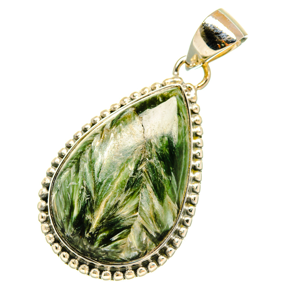 Seraphinite Pendants handcrafted by Ana Silver Co - PD5324