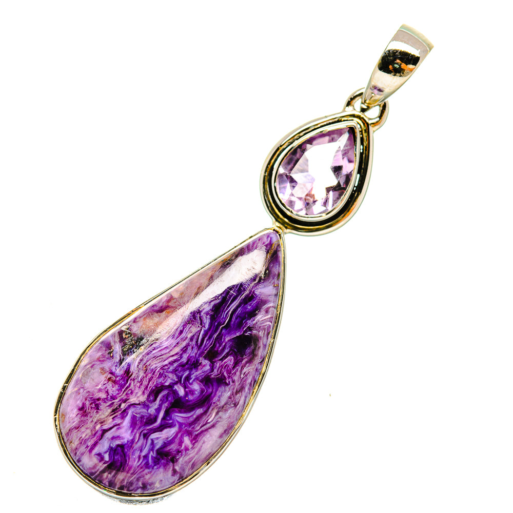 Charoite Pendants handcrafted by Ana Silver Co - PD5325