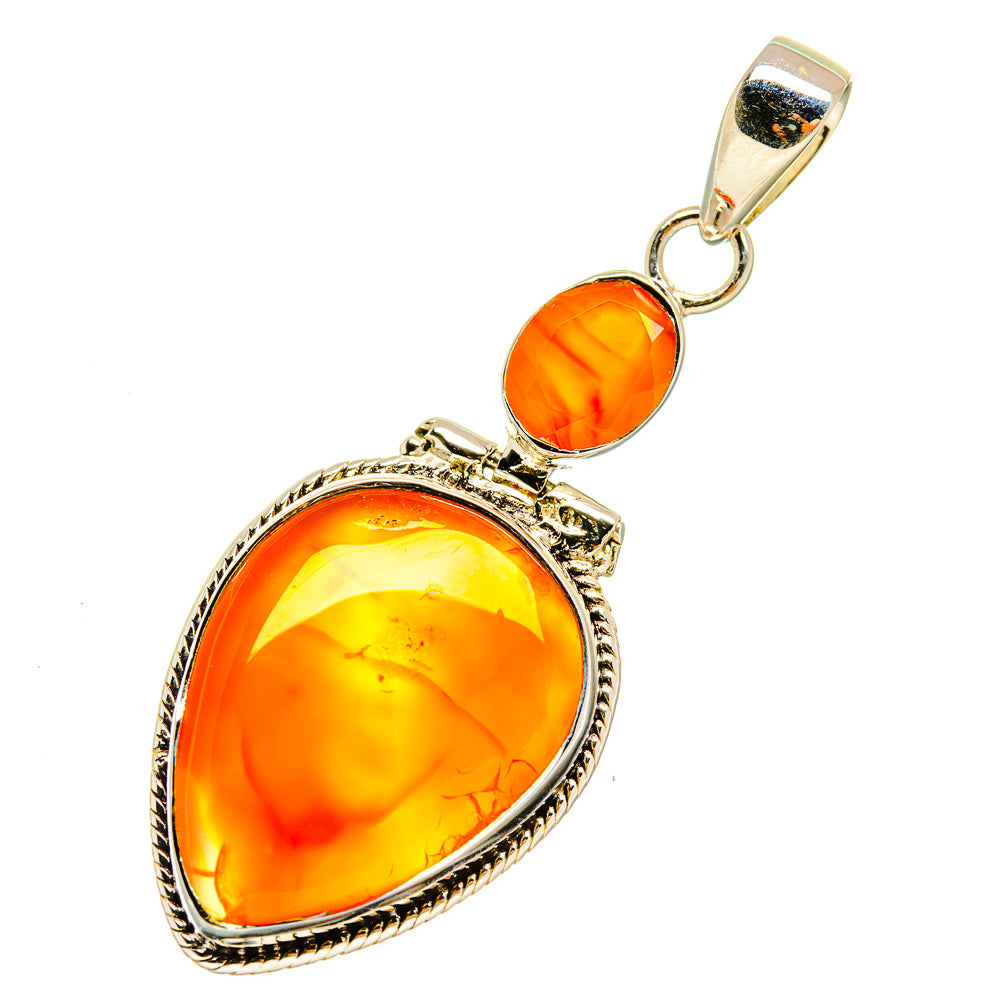 Carnelian Pendants handcrafted by Ana Silver Co - PD5327