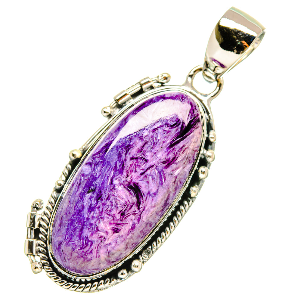 Charoite Pendants handcrafted by Ana Silver Co - PD5331
