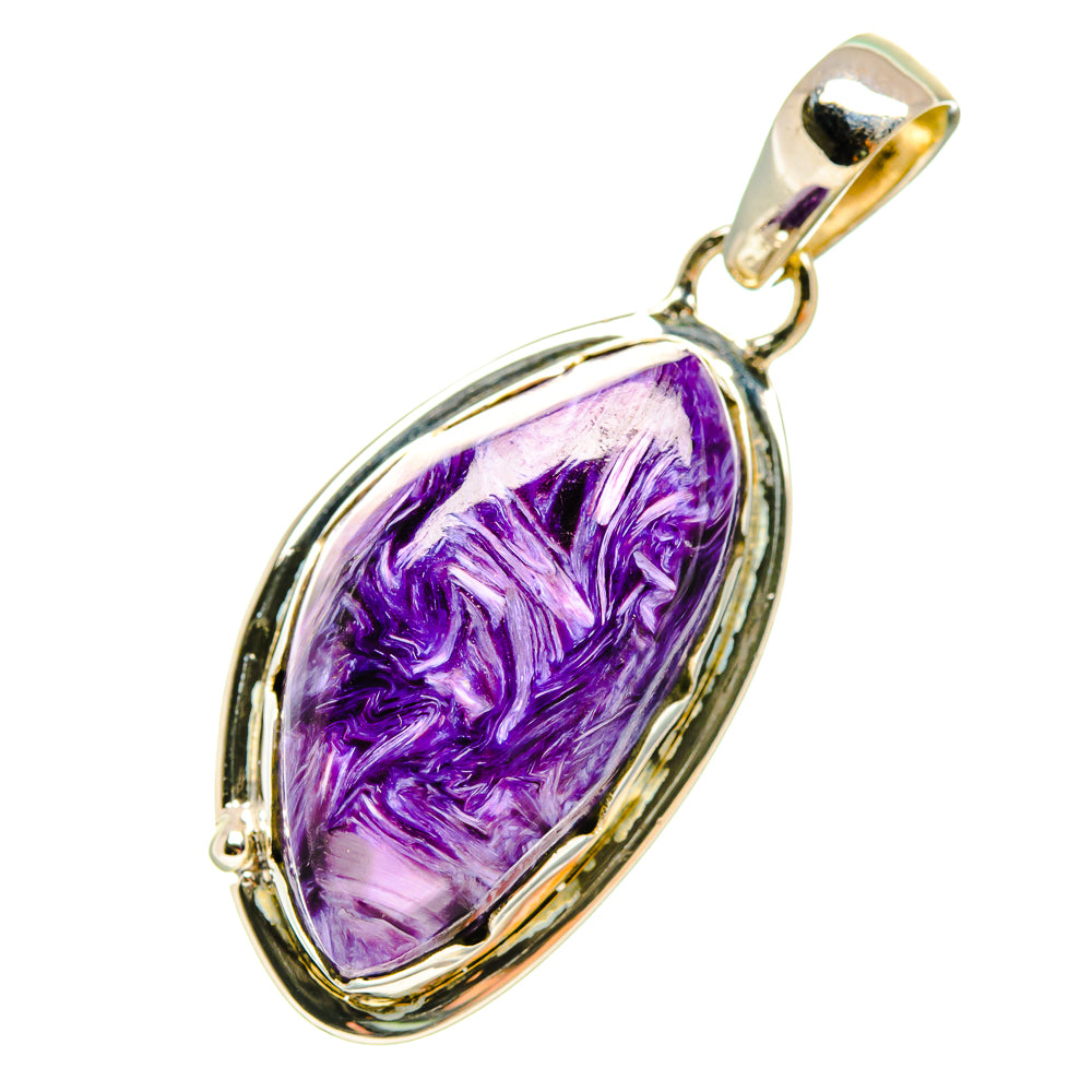 Charoite Pendants handcrafted by Ana Silver Co - PD5333