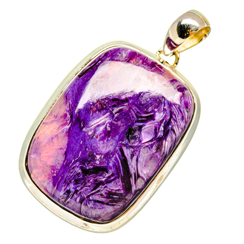 Charoite Pendants handcrafted by Ana Silver Co - PD5339