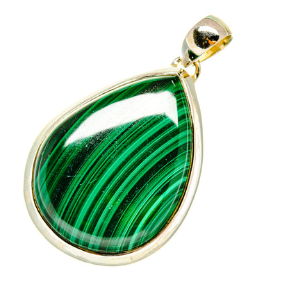 Malachite Pendants handcrafted by Ana Silver Co - PD5341