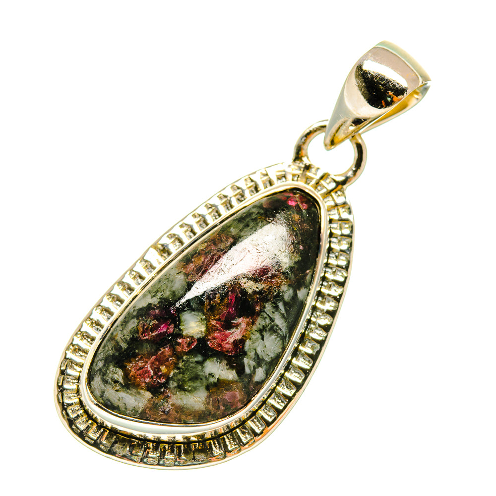 Russian Eudialyte Pendants handcrafted by Ana Silver Co - PD5345