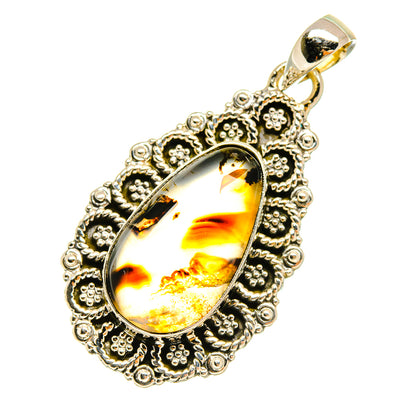 Montana Agate Pendants handcrafted by Ana Silver Co - PD5346