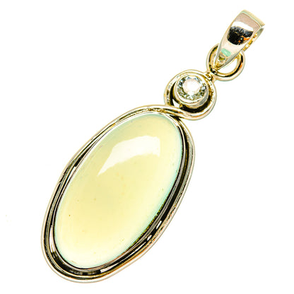 Aqua Chalcedony Pendants handcrafted by Ana Silver Co - PD5348