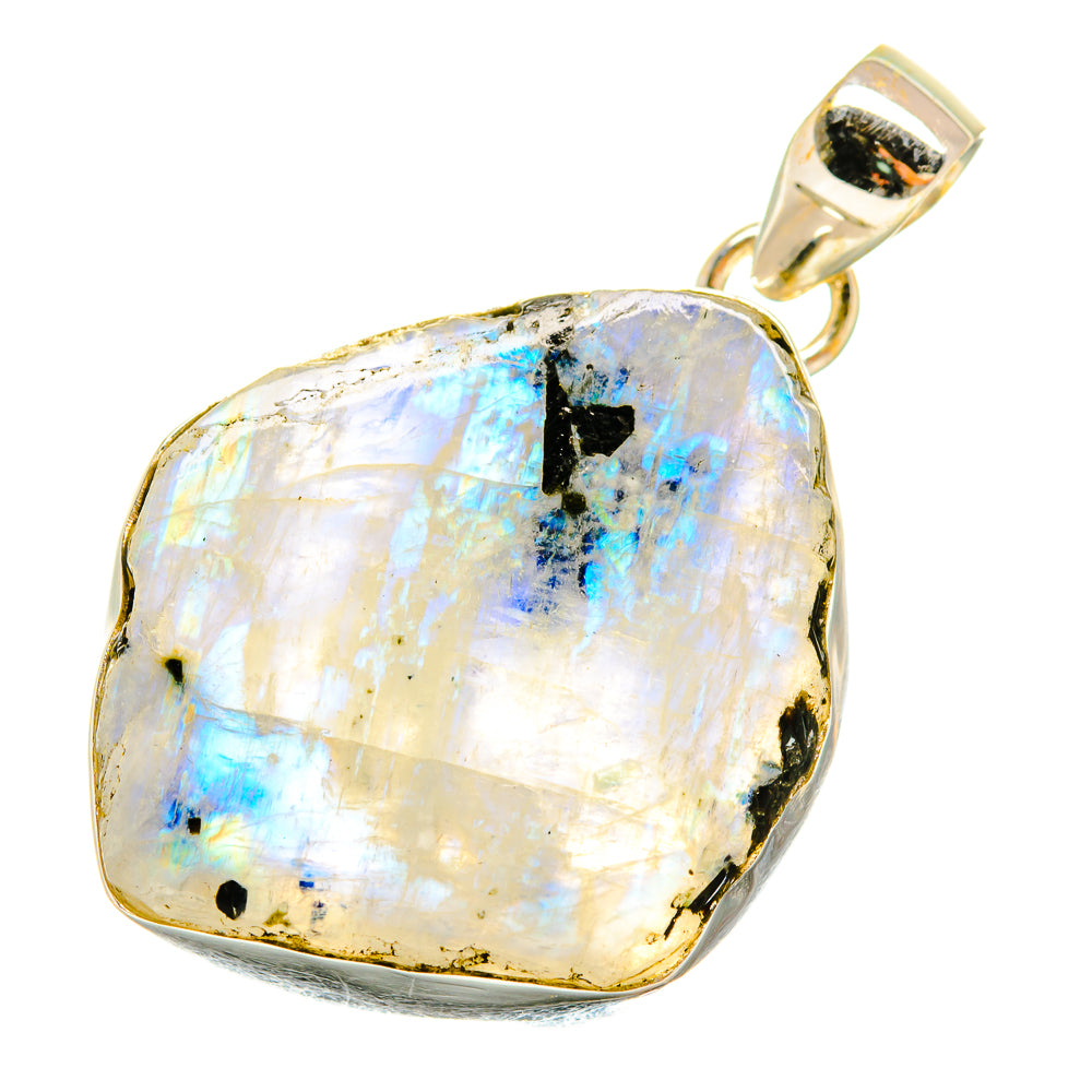 Rainbow Moonstone Pendants handcrafted by Ana Silver Co - PD5350