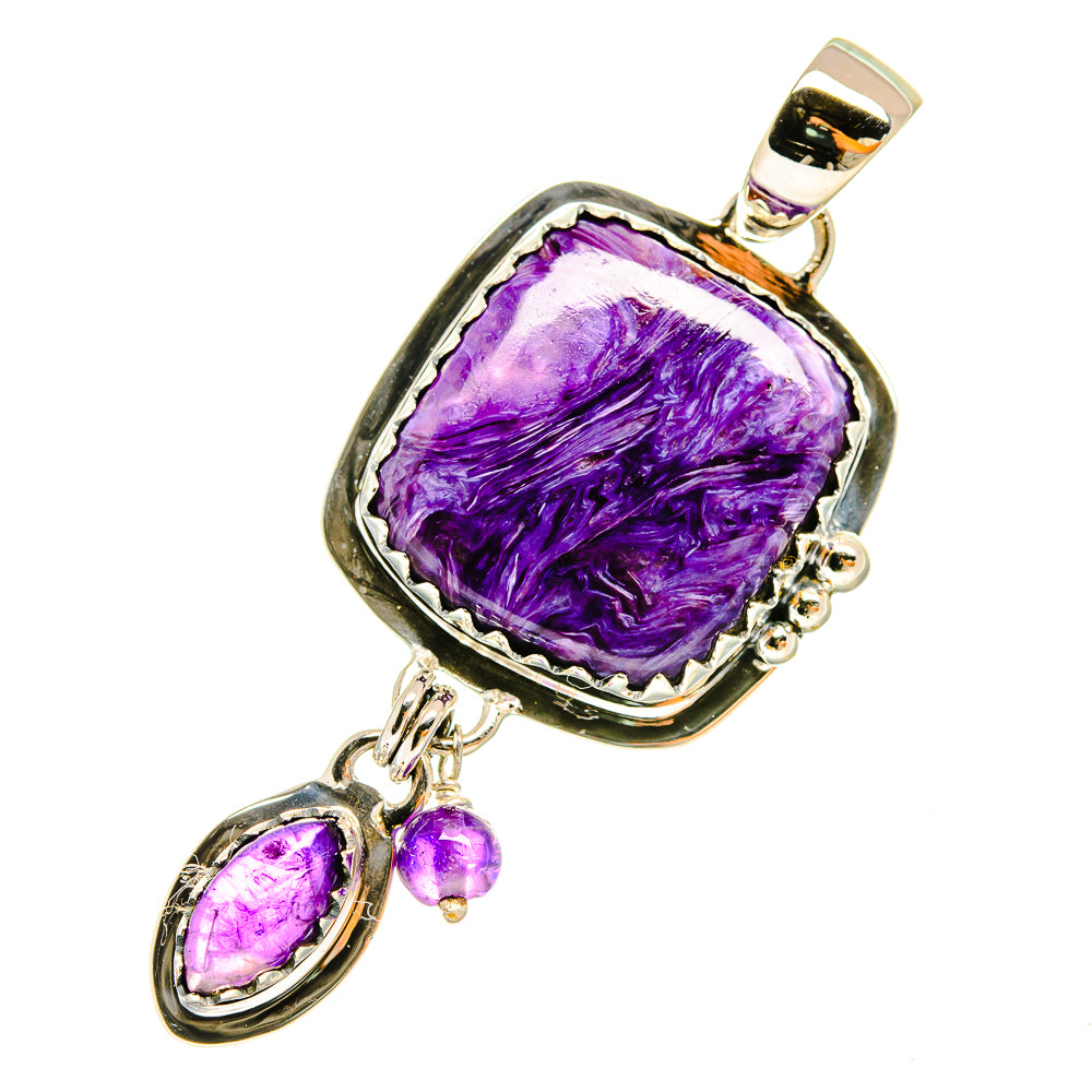 Charoite Pendants handcrafted by Ana Silver Co - PD5352