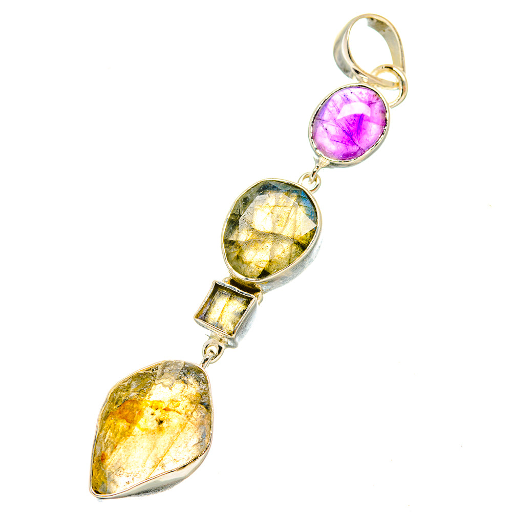 Labradorite Pendants handcrafted by Ana Silver Co - PD5353