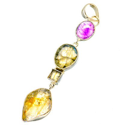 Labradorite Pendants handcrafted by Ana Silver Co - PD5353