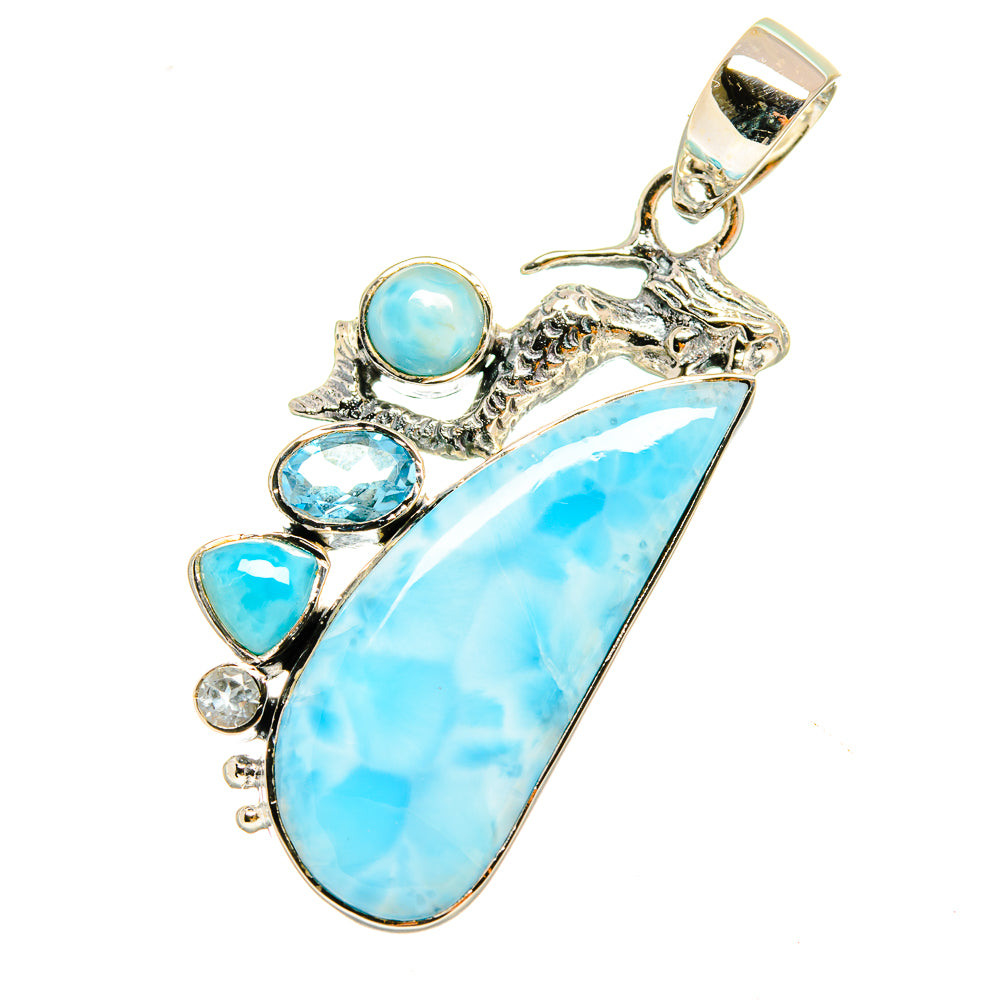 Larimar Pendants handcrafted by Ana Silver Co - PD5354