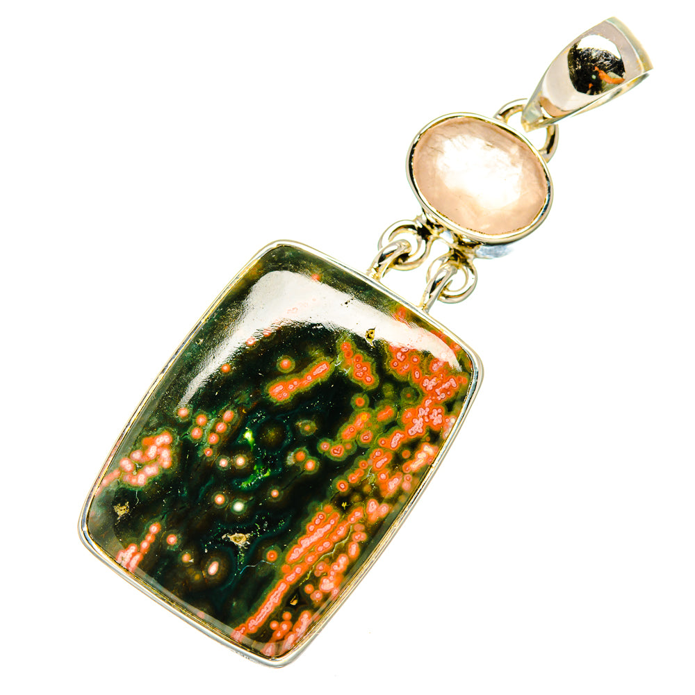 Ocean Jasper Pendants handcrafted by Ana Silver Co - PD5378
