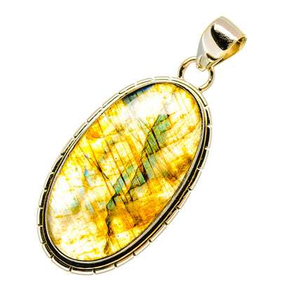 Labradorite Pendants handcrafted by Ana Silver Co - PD5379