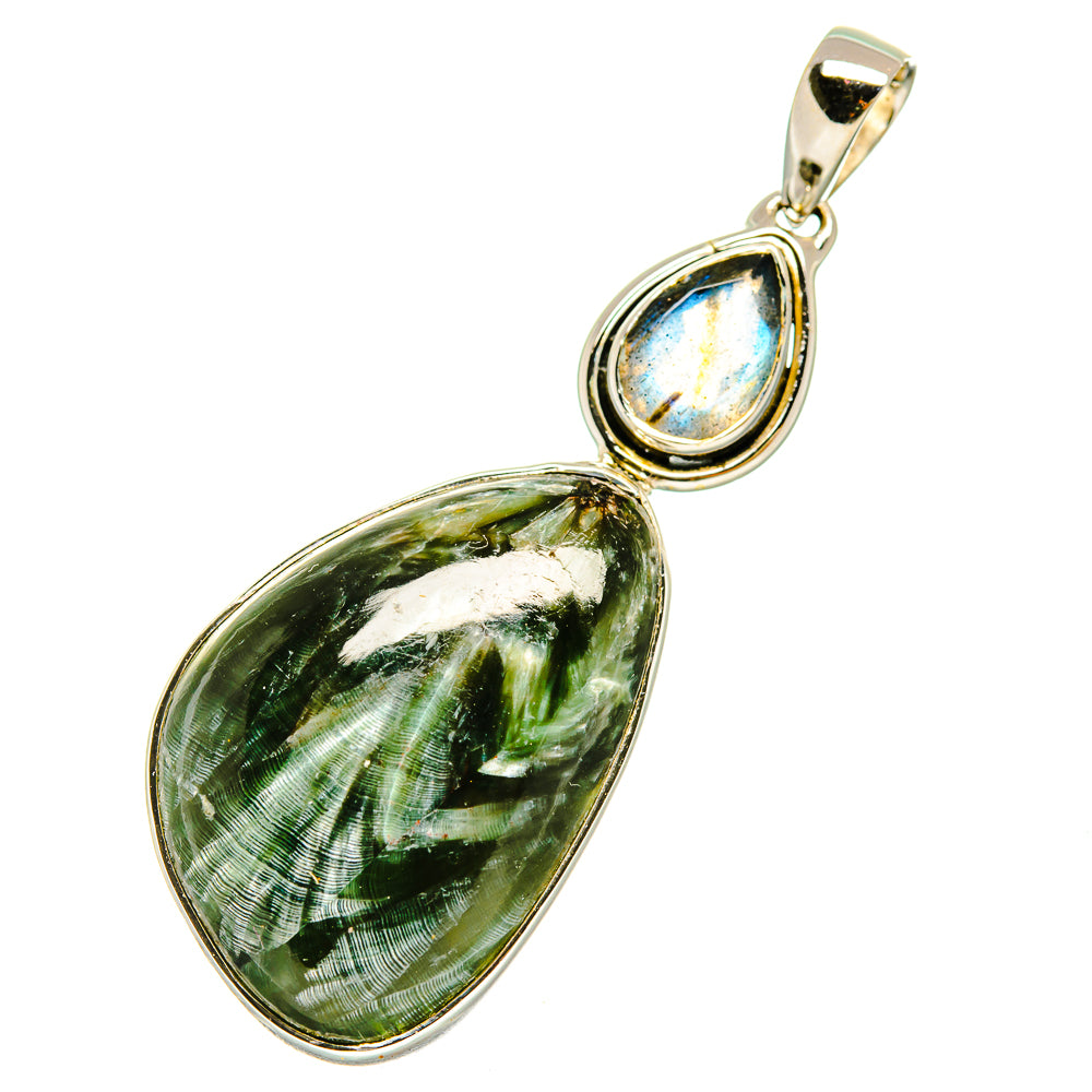 Seraphinite Pendants handcrafted by Ana Silver Co - PD5382
