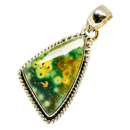 Ocean Jasper Pendants handcrafted by Ana Silver Co - PD5390