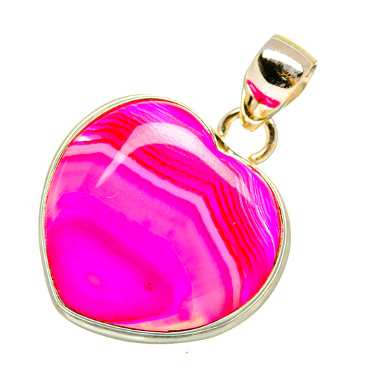 Pink Botswana Agate Pendants handcrafted by Ana Silver Co - PD5395