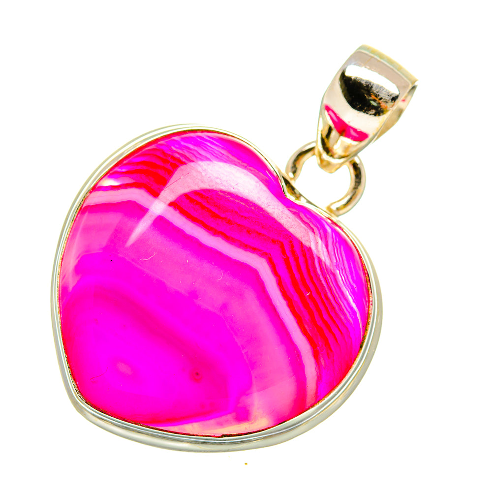 Pink Botswana Agate Pendants handcrafted by Ana Silver Co - PD5395