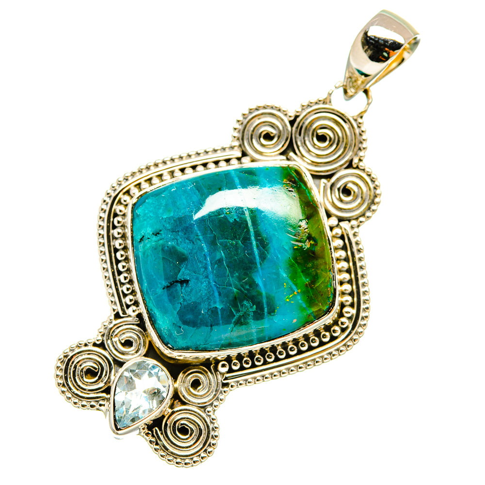 Chrysocolla Pendants handcrafted by Ana Silver Co - PD5407
