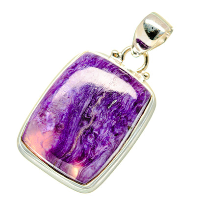 Charoite Pendants handcrafted by Ana Silver Co - PD5411