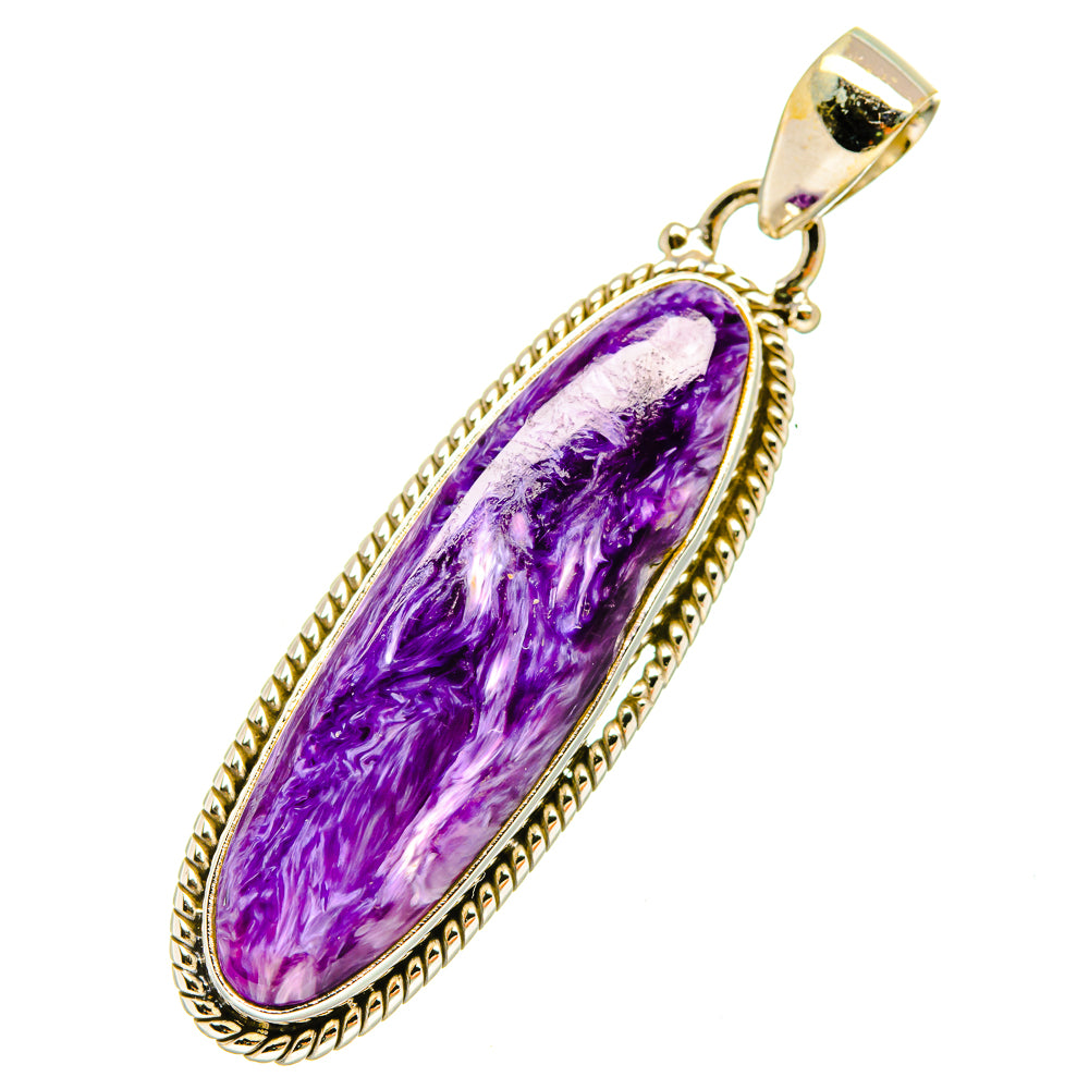 Charoite Pendants handcrafted by Ana Silver Co - PD5413