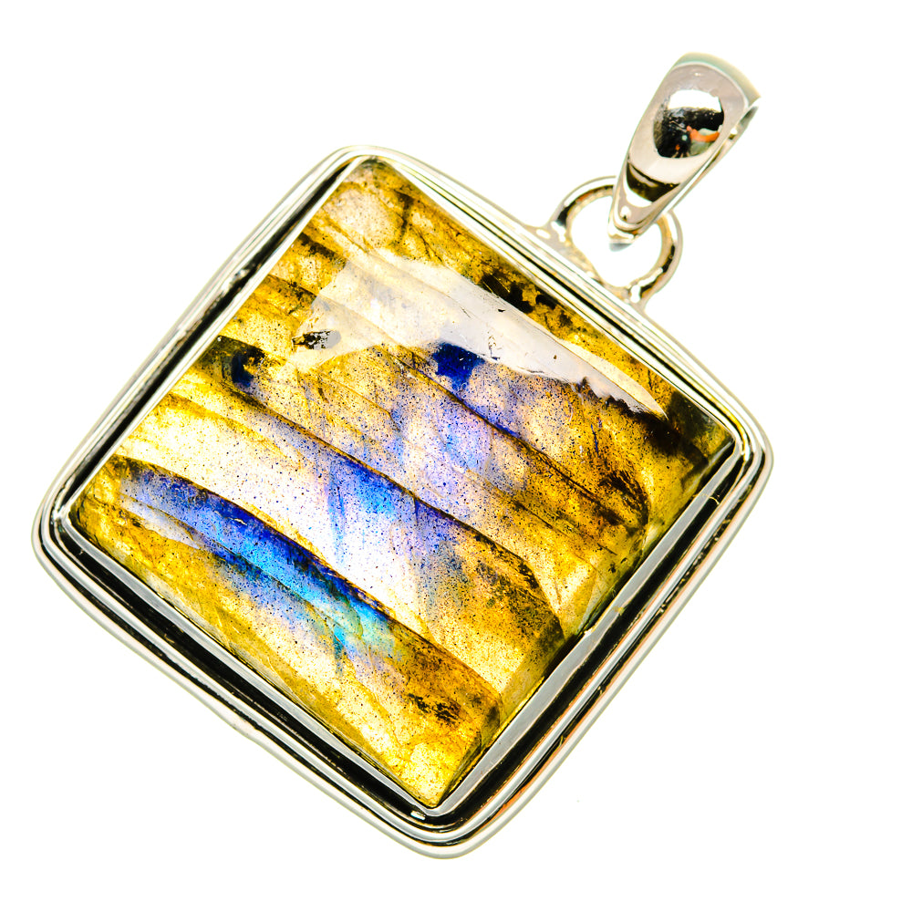 Labradorite Pendants handcrafted by Ana Silver Co - PD5419