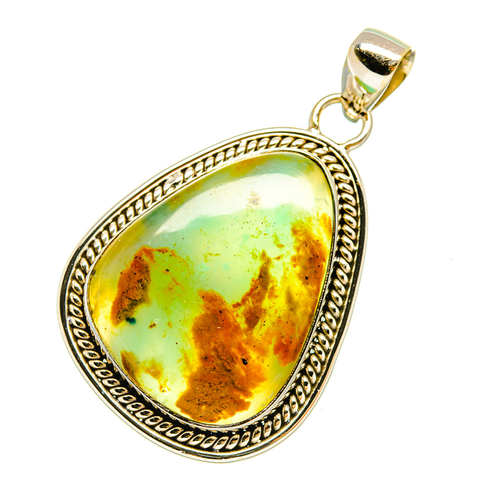 Peruvian Opal Pendants handcrafted by Ana Silver Co - PD5434