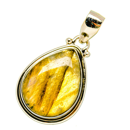 Labradorite Pendants handcrafted by Ana Silver Co - PD5445 - Photo 2