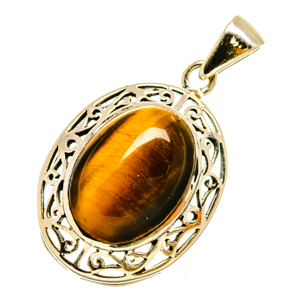 Tiger Eye Pendants handcrafted by Ana Silver Co - PD5447