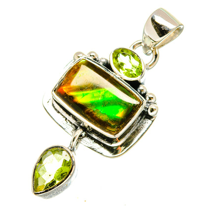 Ammolite Pendants handcrafted by Ana Silver Co - PD5450