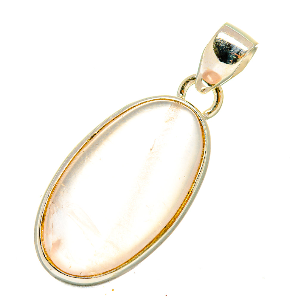 Rose Quartz Pendants handcrafted by Ana Silver Co - PD5451