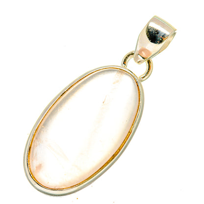 Rose Quartz Pendants handcrafted by Ana Silver Co - PD5451