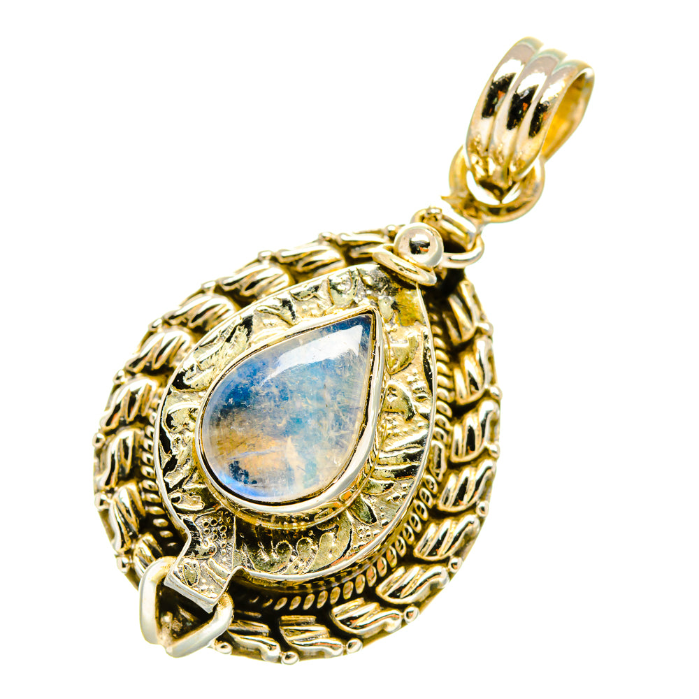 Rainbow Moonstone Pendants handcrafted by Ana Silver Co - PD5455
