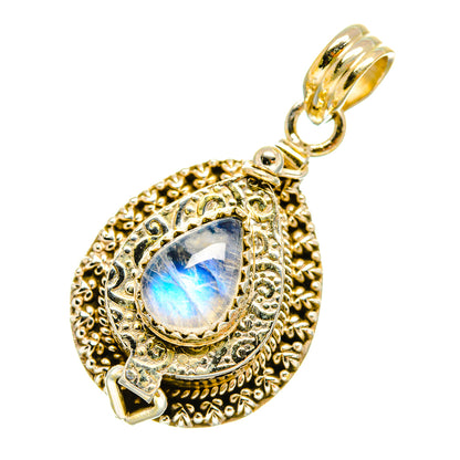Rainbow Moonstone Pendants handcrafted by Ana Silver Co - PD5457