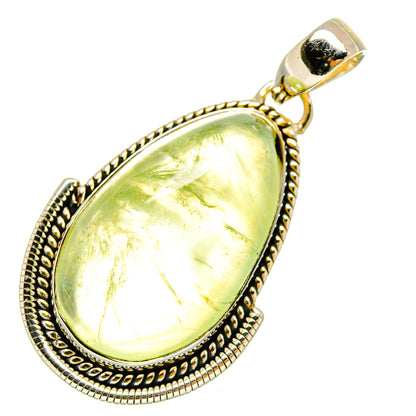 Prehnite Pendants handcrafted by Ana Silver Co - PD5464