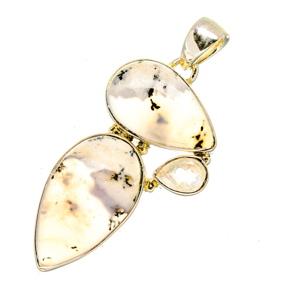 Dendritic Opal Pendants handcrafted by Ana Silver Co - PD5471