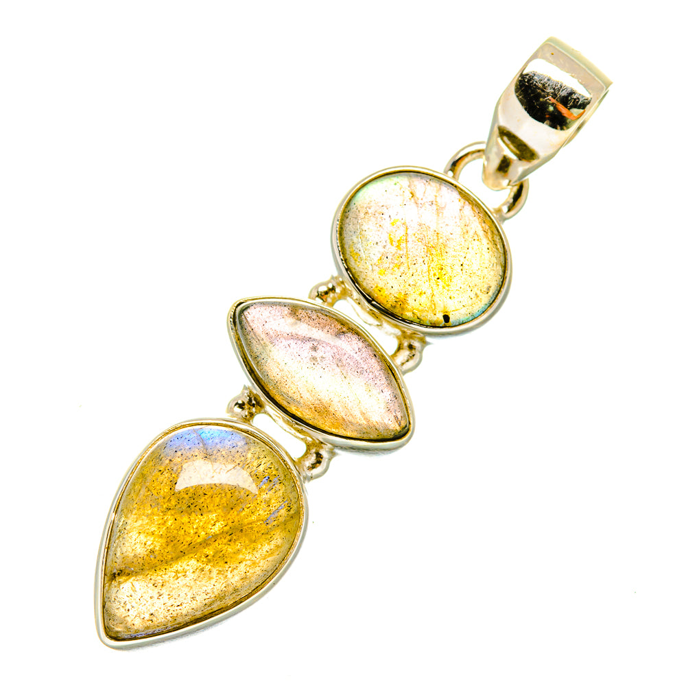 Labradorite Pendants handcrafted by Ana Silver Co - PD5473