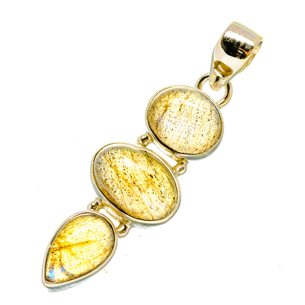 Labradorite Pendants handcrafted by Ana Silver Co - PD5474