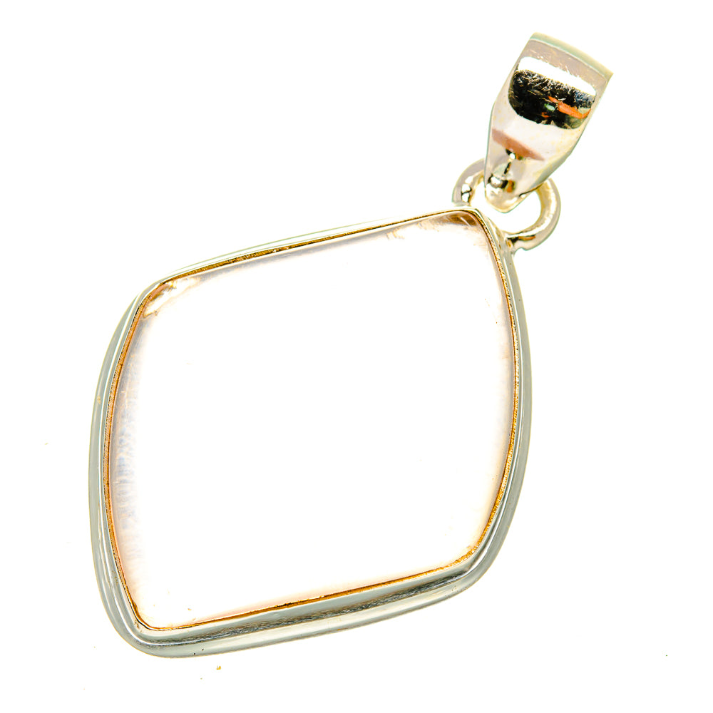 Rose Quartz Pendants handcrafted by Ana Silver Co - PD5475