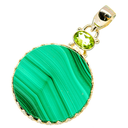 Malachite Pendants handcrafted by Ana Silver Co - PD5487